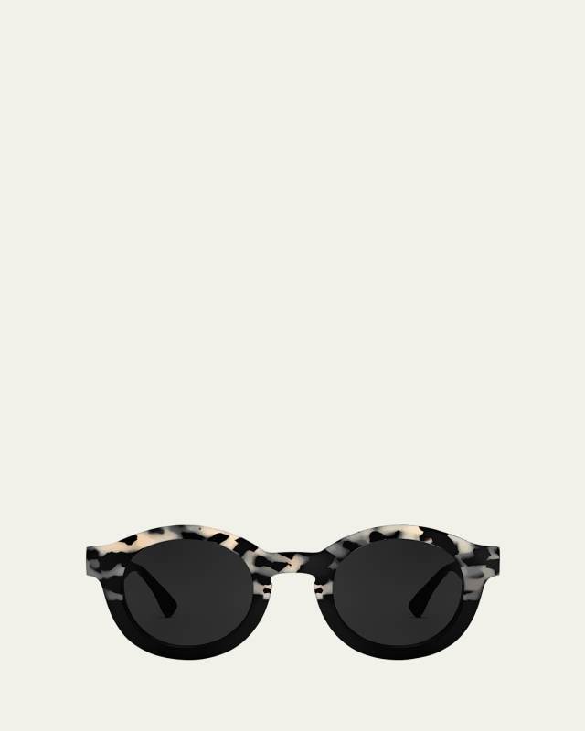 Olympy 258 Two Tone Round Sunglasses